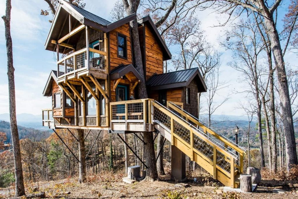 Best Airbnbs in North Carolina Treehouses Of Serenity